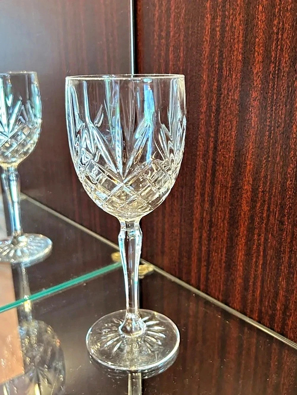 Waterford Ashleigh Wine Glass Clear Cut Crystal